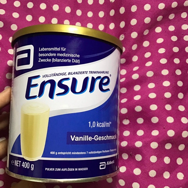 Sữa Ensure Vanile 400g xách tay Đức