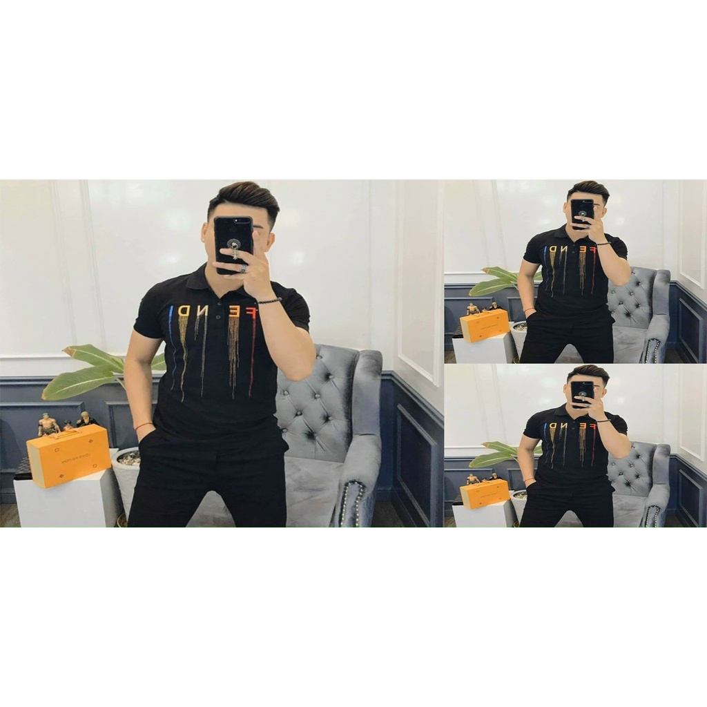 Áo Polo nam ĐẸP - cổ trụ thun Phối cao cấp from chuẩn, thiết kế phong cách sang trọng, thấm hút mồ hôi