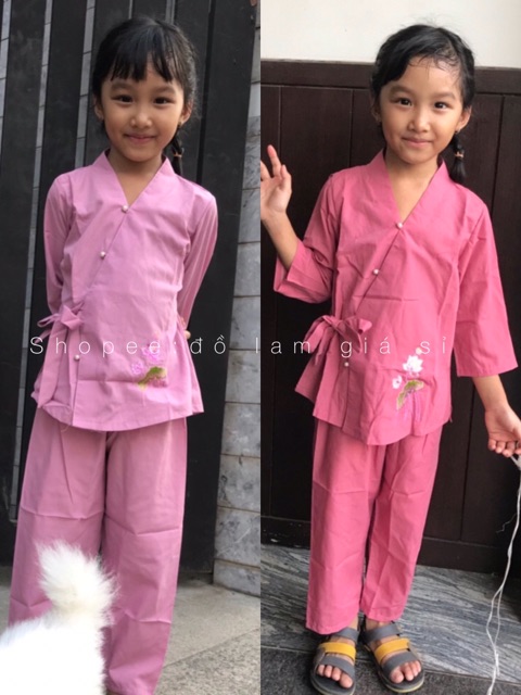 Áo Lam Đi Chùa # XÉO NƠ THÊU SEN GIÁ RẺ VÔ ĐỊCH