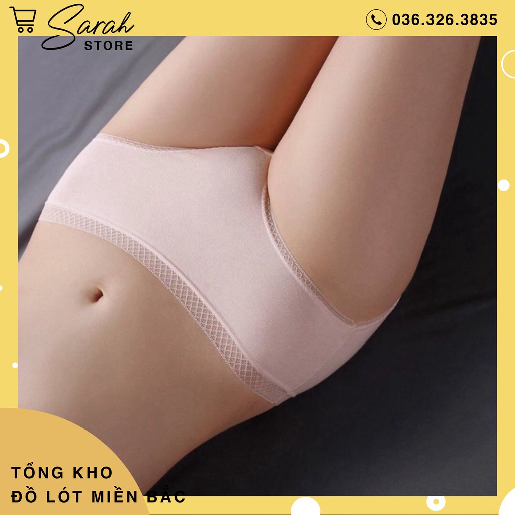Quần Lót Nữ Cạp Ren Lưới Cao Cấp Kháng Khuẩn | BigBuy360 - bigbuy360.vn