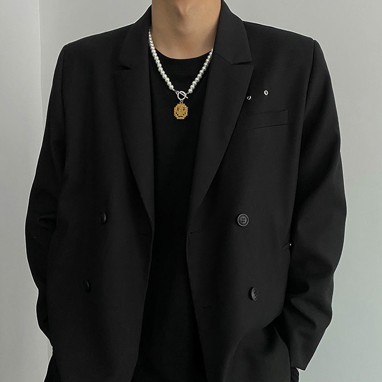 Vòng cổ Ngọc Trai Mặt Cười Đơn Giản Cho Cặp Đôi