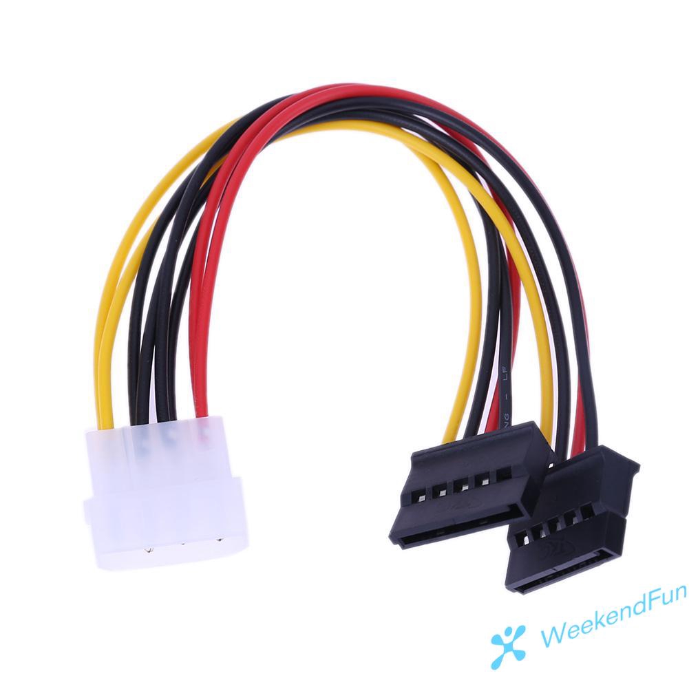 Dây Cáp Chia Cổng Ide Sang 2 Cổng Sata Y 4pin