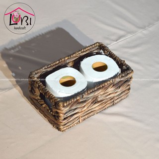 [Lubi Home] Giỏ lục bình đan vặn ba sợi ngang