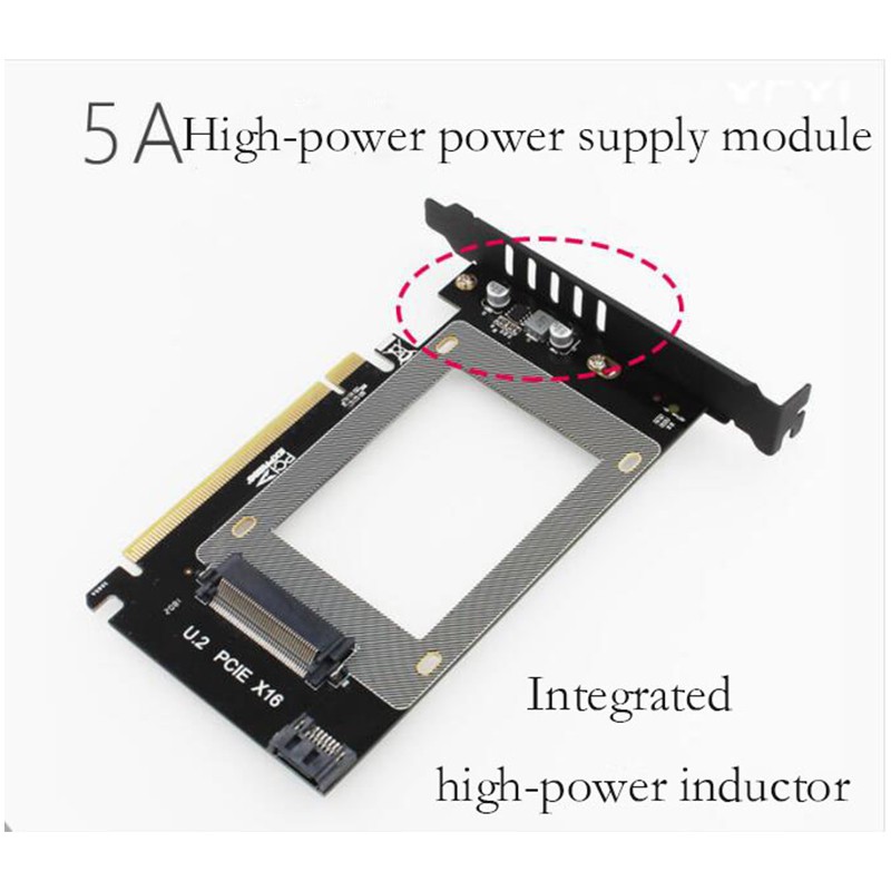 Card Chuyển Đổi Ngff-8639 Nvme Pcie Ssd Pci-E To U2 Card M.2 Ngff 2.5 'Ssd Sang Pci-E X16 | BigBuy360 - bigbuy360.vn
