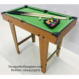 Bàn bida lỗ mini chân cao - Bàn bida lỗ mini cỡ lớn - Bàn bida lỗ mini cho bé - Bộ trò chơi bida lỗ trẻ em (69x37x60cm)