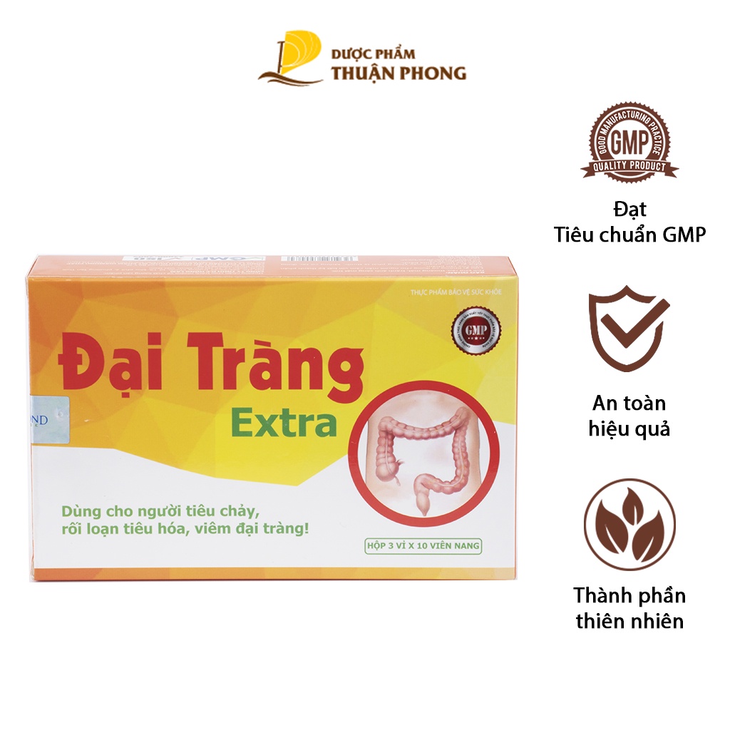 VIên uống hỗ trợ chức năng Đại Tràng Extra. Hộp 30 viên