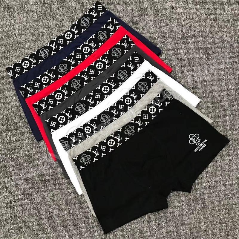 Quần Lót Nam LV Cotton Thoải Mái Roupa Ntima Boxer Masculina MPLV001