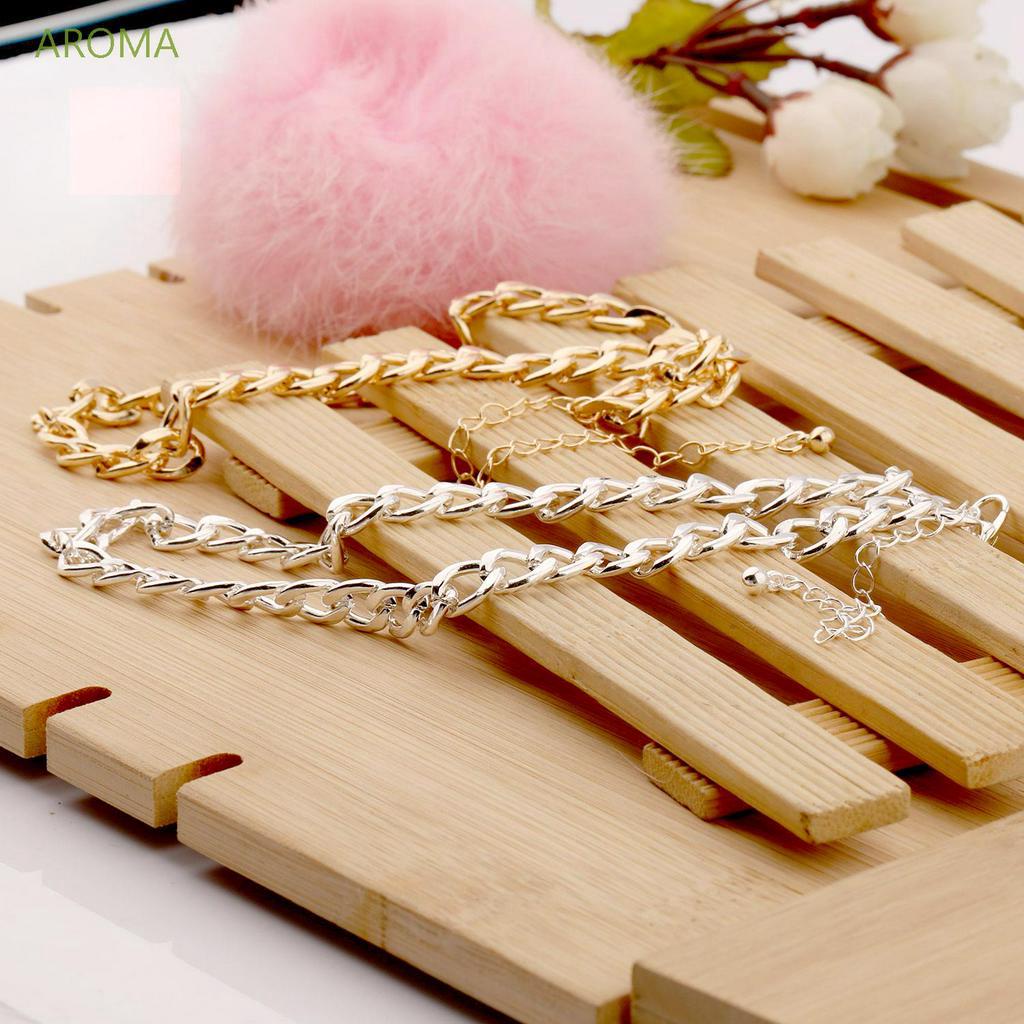 Vòng Cổ Choker Bằng Kim Loại Nhiều Màu Sắc Thời Trang Cho Nữ