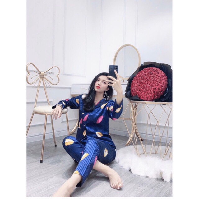 Bộ Lụa gấm tay dài