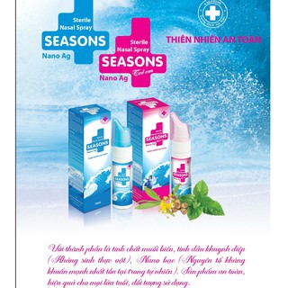 Dung dịch vệ sinh mũi - 4Seasons Trẻ Em, Người lớn - giúp xịt sạch, thông mũi ngăn ngừa sổ mũi, nghẹt mũi...