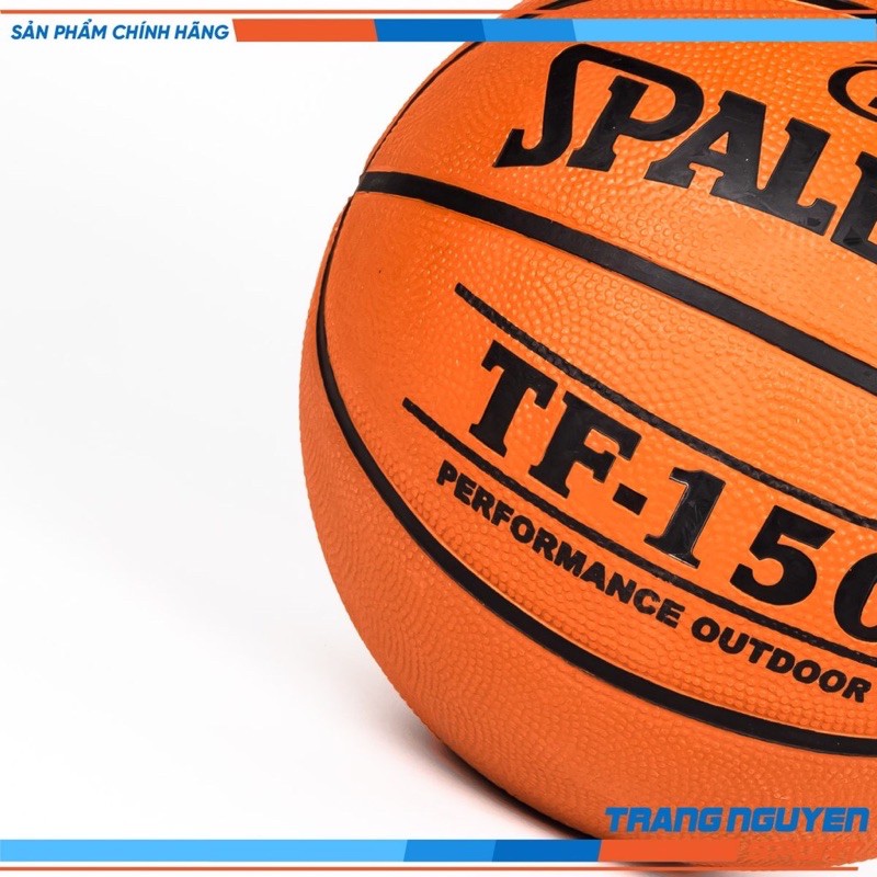 Quả Bóng Rổ Spalding TF150 - Tặng kim và túi lưới đựng bóng