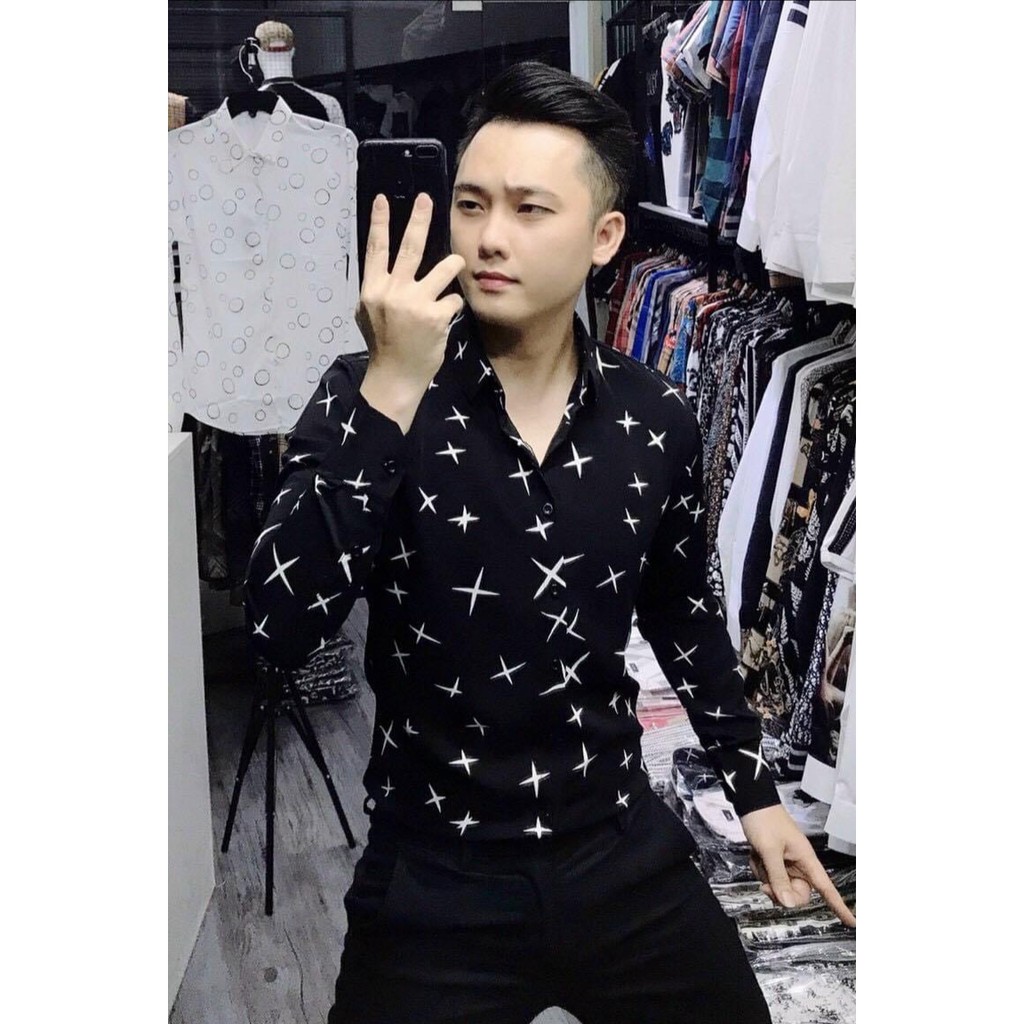 [SIÊU PHẨM]💥Áo sơ mi nam dài tay ❤️FREESHIP❤️ áo sơ mi kiểu hàn quốc họa tiết đẹp chất lụa thời trang siêu hot | BigBuy360 - bigbuy360.vn