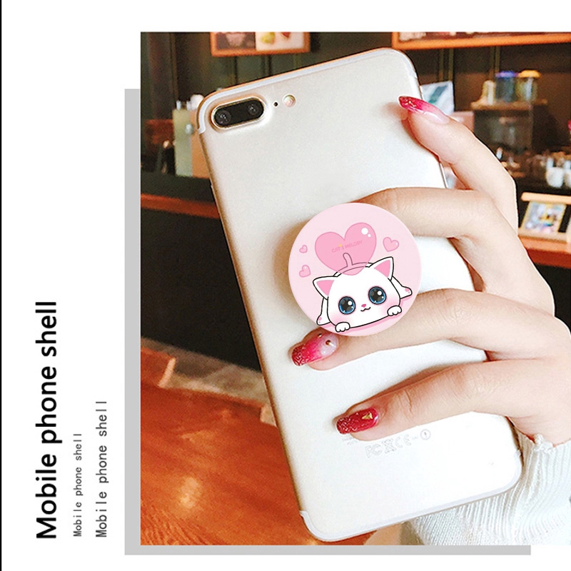 Giá đỡ điện thoại họa tiết hoạt hình đáng yêu tiện lợi