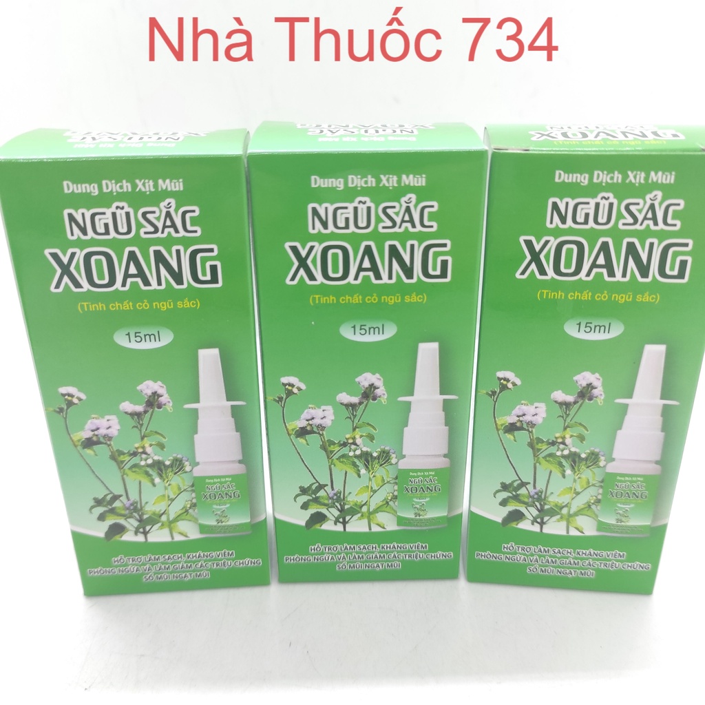 [Chính hãng] Xịt Mũi Ngũ Sắc Xoang - Lọ 15ml