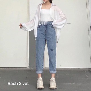 [FREESHIP ĐƠN TỪ 50K] Quần bò rách kiểu sắn gấu DHO0220