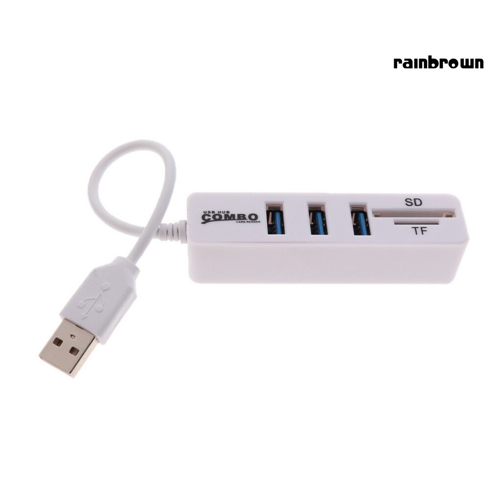 Đầu Đọc Thẻ Nhớ 3 Cổng Usb 2.0