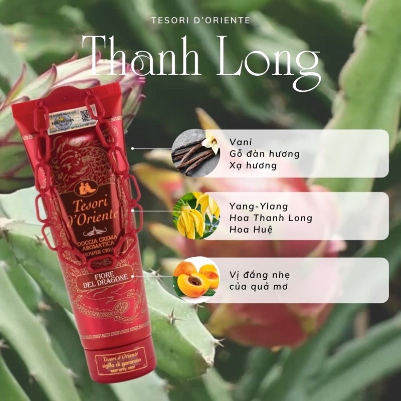 Sữa Tắm Xích Tesori D'Oriente Trắng Da, Hương Nước Hoa 500ML