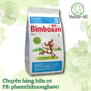 Sữa Bimbosan số 3 công thức hữu cơ - Túi 400g