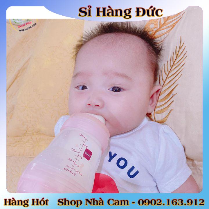 [auth] Bình sữa Mam Đức chống đầy hơi, chống sặc cho bé size 160ml, 260ml và 320ml [Nội địa Đức Đủ Bill] [Hot]