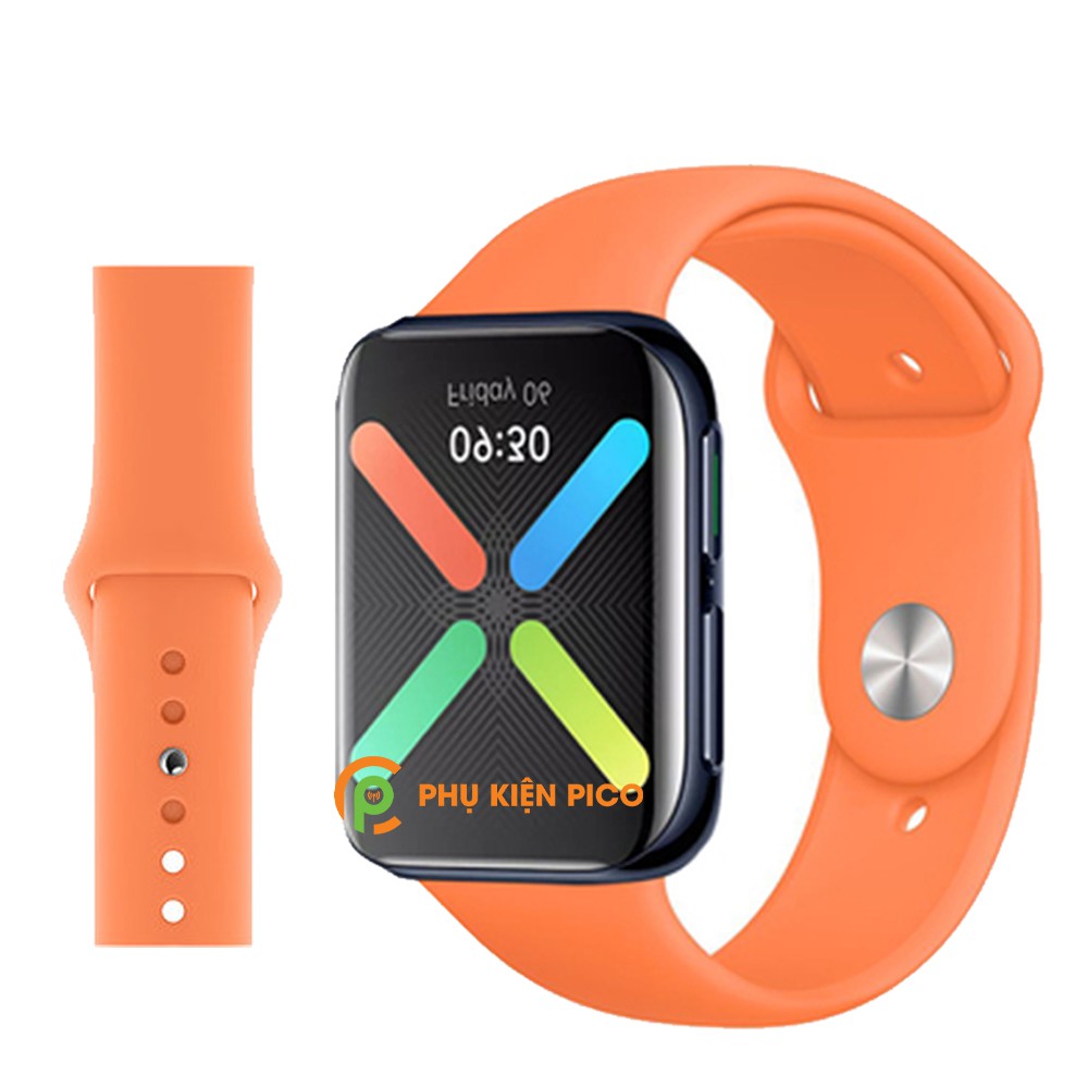 Dây Đồng Hồ Oppo Watch 41mm 46mm Dây Cao Su Đồng Hồ Siêu Mềm Nhiều Màu