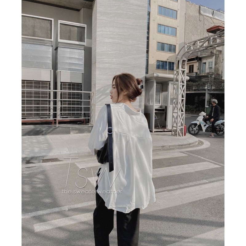 [Mã WASKT304 giảm 15% tối đa 30K đơn 99K] Sơ mi voan lụa buộc nơ bên (ảnh thật) | BigBuy360 - bigbuy360.vn
