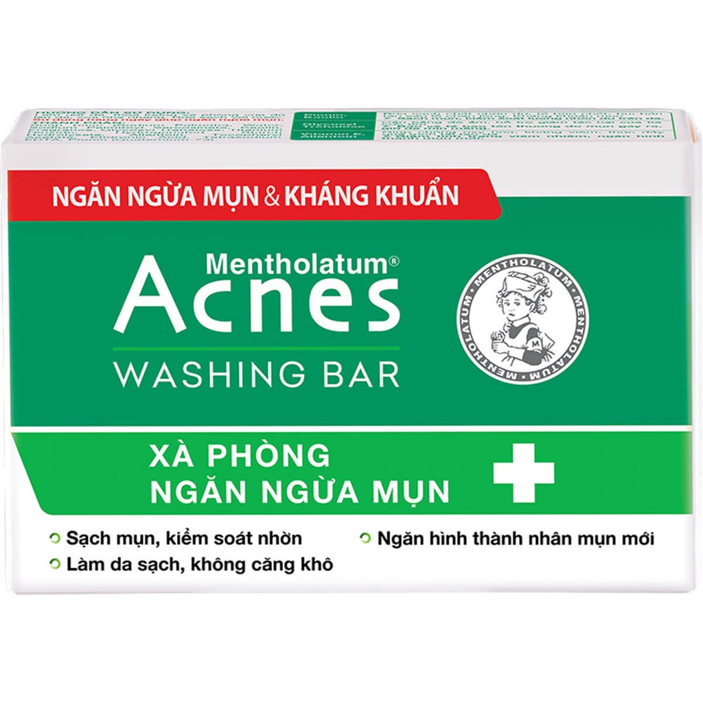 Xà phòng kháng khuẩn và ngăn ngừa mụn Acnes Washing Bar 75g