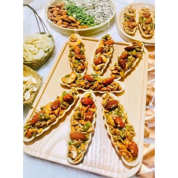 Bánh thuyền chở hạt dinh dưỡng ăn healthy eatclean thực dưỡng