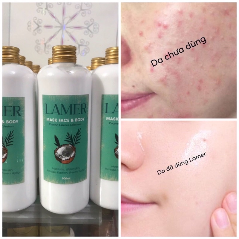 LAMER trắng da face và body