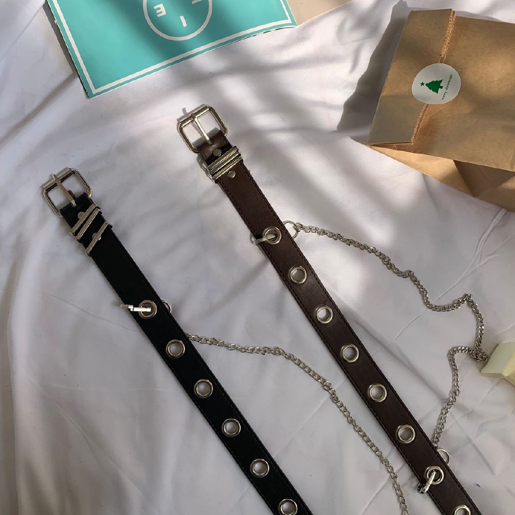 Thắt Lưng Dây Xích Bản To Phong Cách Hip Hop