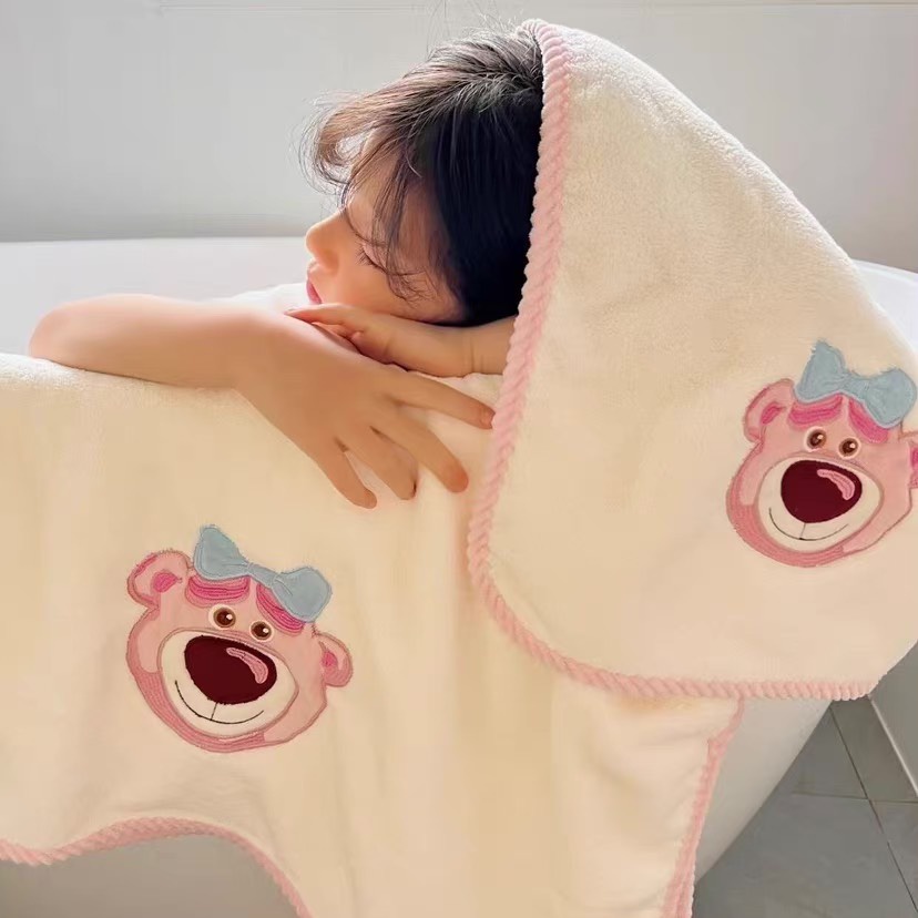 KHĂN BÔNG SIÊU MỀM GẤU LOTSO
