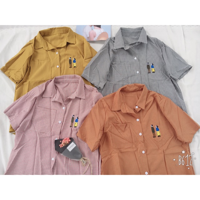 Sơ mi kẻ cực xinh 😍😍😍