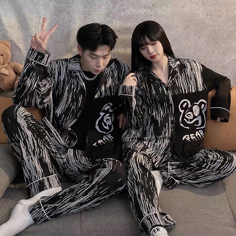 Bộ đồ ngủ nam nữ gấu bear chất cotton xịn loại 1 form rộng siêu thoáng và thoải mái