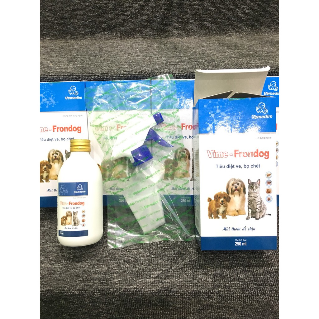 VIME FRONDOG - Dung dịch tiêu diệt ve, bọ chét