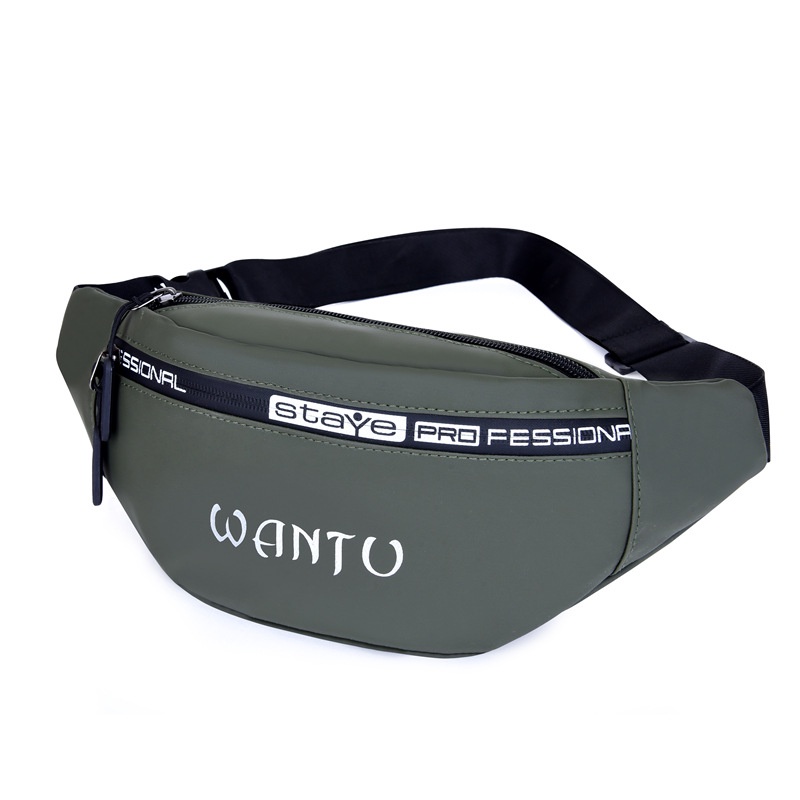 Túi đeo chéo ngực đựng điện thoại in chữ thời trang cá tính cho nam