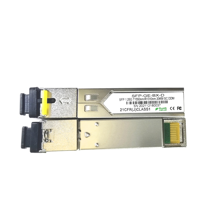Mô Đun SFP 1.25G 40KM 5KM~120KM mikrotik SC BiDi 1310nm/1550nm WDM Mới