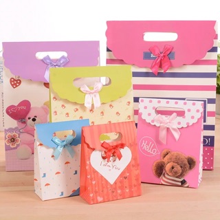 Sỉ 10 Túi đựng quà loại đẹp tặng, mỹ phẩm ( Size 6: 16.5x12.5x6 cm) - SP000918