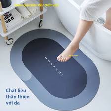Thảm lau chân nhà tắm siêu thấm hút kích thước, thảm chùi chân thảm trang trí