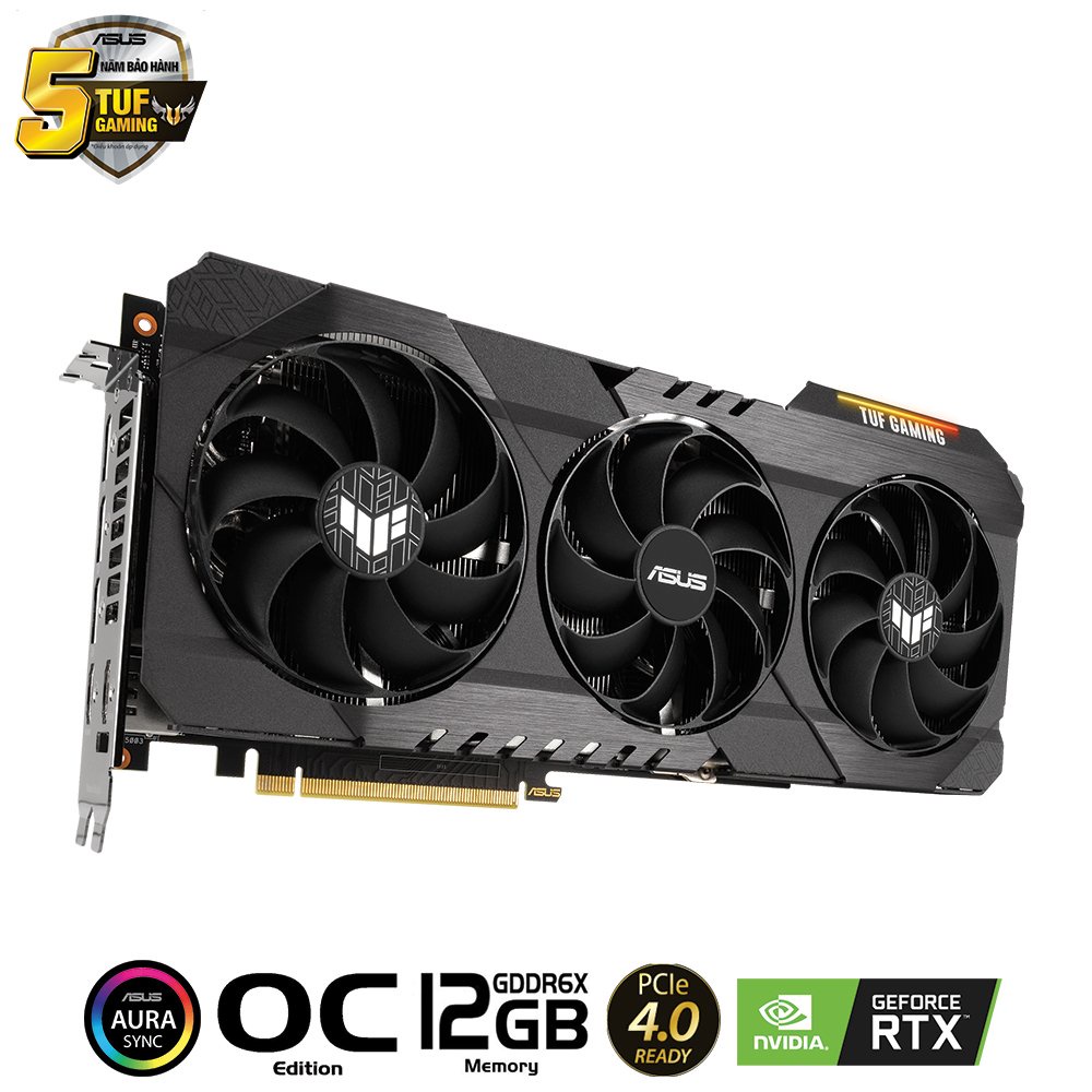 Vga card màn hình ASUS TUF Gaming GeForce RTX 3080 OC Edition 12GB (LHR) new chính hãng