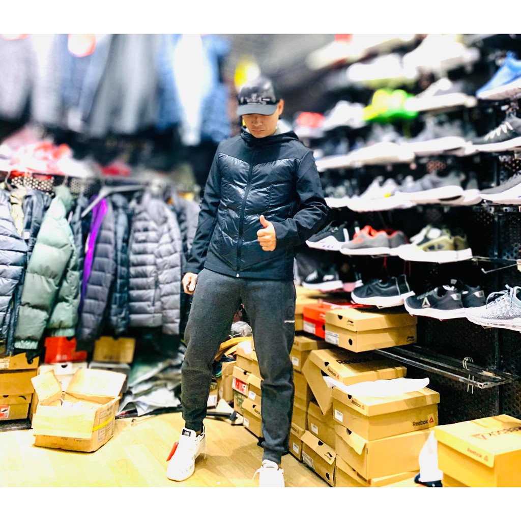 Phao Lining pha gió nót nỉ size S