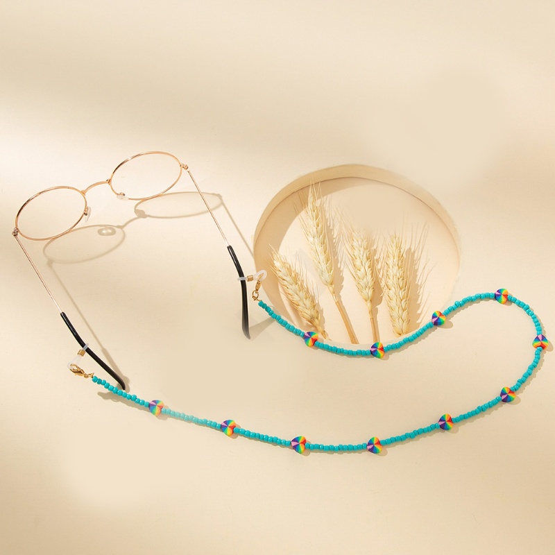 Dây Chuỗi Hạt Nhiều Màu Sắc Đeo Kính Mát Thời Trang Cho Nữ