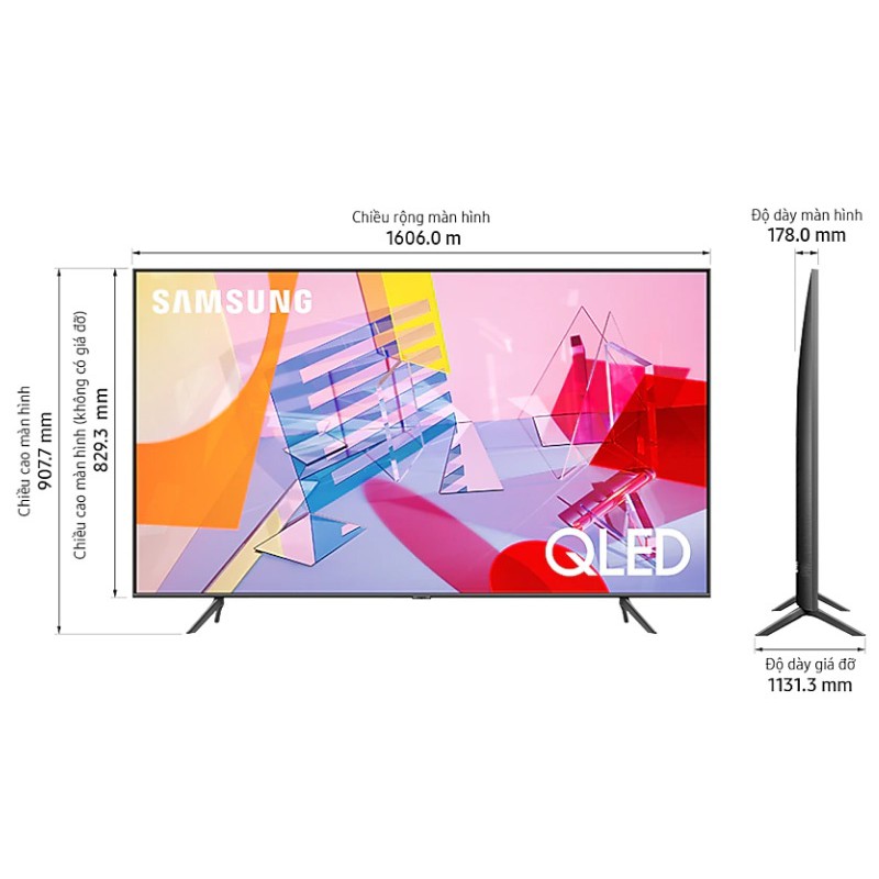 [ VẬN CHUYỂN MIỄN PHÍ KHU VỰC HÀ NỘI ] Smart Tivi Samsung QLED  4K 65 inch QA65Q65T Mới 2020