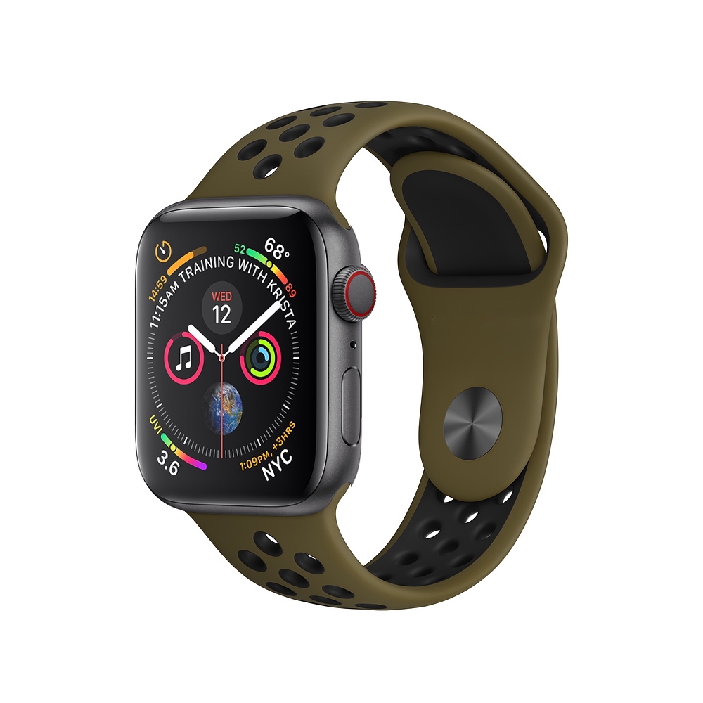 Dây đeo silicone thay thế cho đồng hồ thông minh Apple Watch iWatch Series 1 2 3 4 5 6 SE 38mm 40mm 42mm 44mm Series 7 41mm 45mm