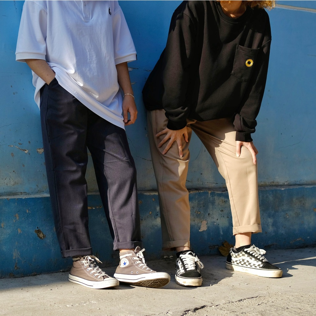 MONATA BLUELIGHT Pants Flexible - Quần dài kaki thun cao cấp Premium ống suông co dãn