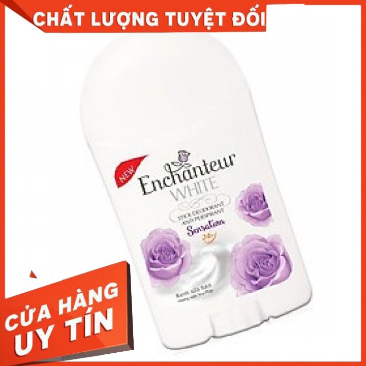 sáp khử mùi Enchanteur 40g (mẫu mới đủ màu đủ mùi )khử mùi nách dành cho nữ giới - hương hoa hồng phápgiữ hương thơm lâu