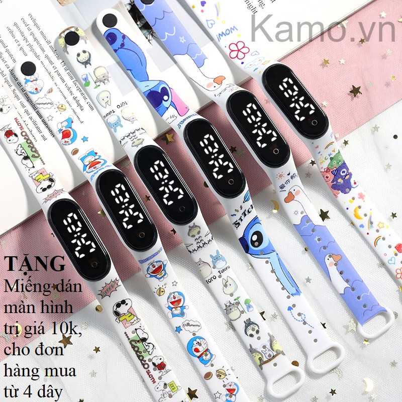 Dây đeo mi band 3, mi band 4, mi band 5, mi band 6 -  Dây đồng hồ xiaomi cao su - Vòng tay thông minh silicon miband