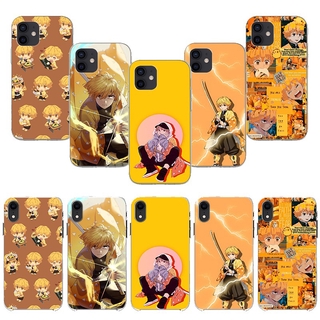 Ốp điện thoại silicon mềm trong Anime Zenitsu Agatsuma demon slayer 65YF iPhone XR X Xs Max 8 7 6s 6 Plus 5 5s SE 2020