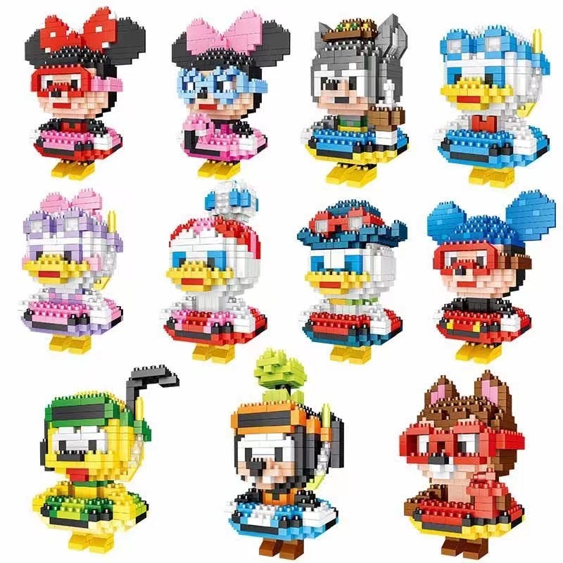 ❤️ HÀNG CÓ SẴN TRONG KHO 100% ❤️Khối xây dựng Bộ Đồ Chơi Lắp Ráp DIY Hình Búp Bê Hoạt Hình Dành Cho Bé Trai Và Bé Gái đồ chơi trẻ em quà Họa Tiết Hoạt Hình