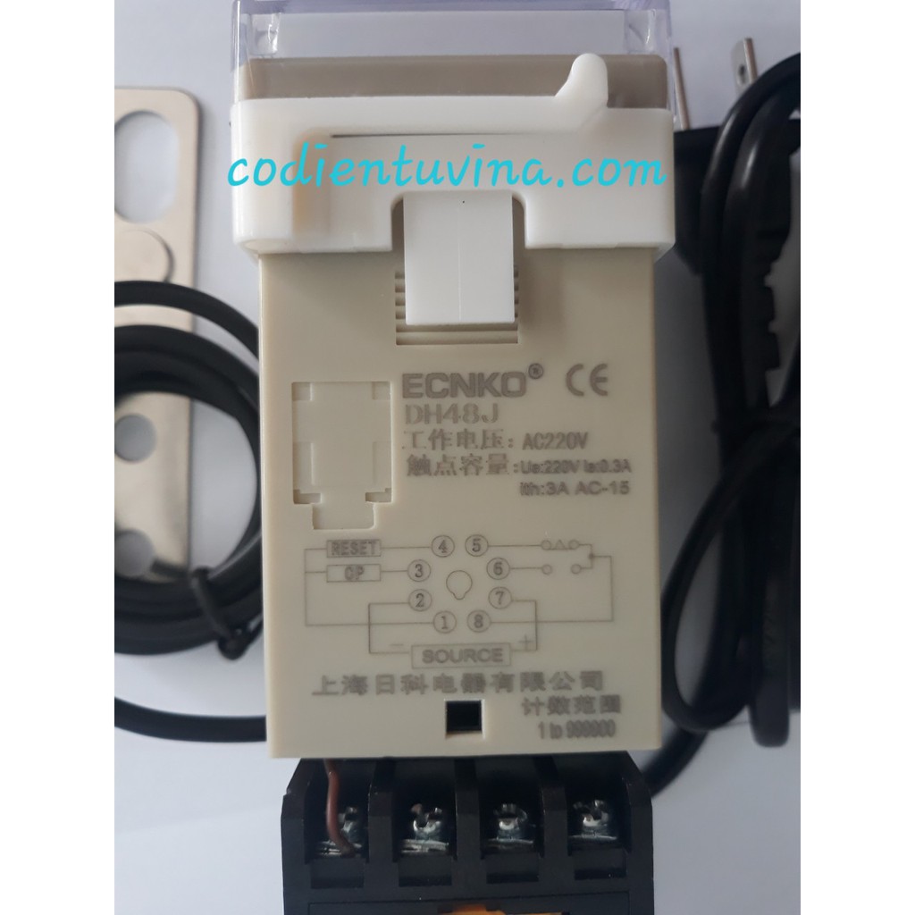 Bộ đếm Counter Cảm Biến Từ có ngõ ra dạng Relay