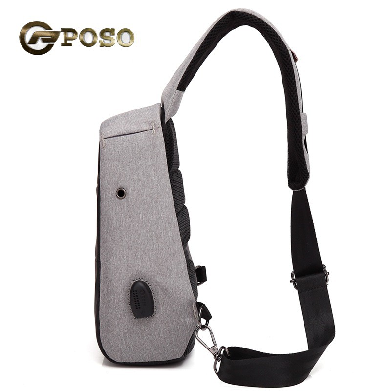 Túi đeo chéo trước ngực nam thời trang cao cấp PS315 Túi đeo chéo nam đẹp hàng hiệu chống thấm nước giá rẻ