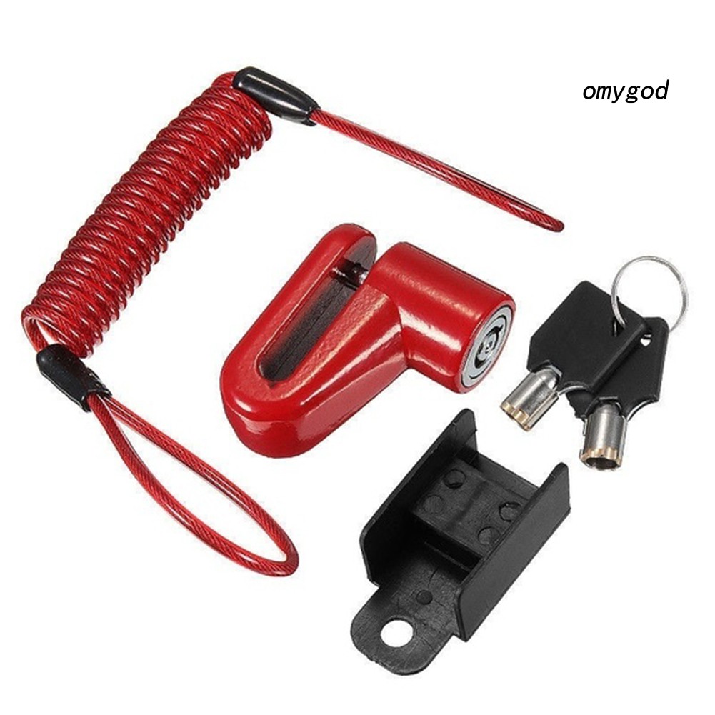 Bộ Khóa Phanh Đĩa Chống Trộm Kèm Dây Cho Xe Đạp Điện Xiaomi M365